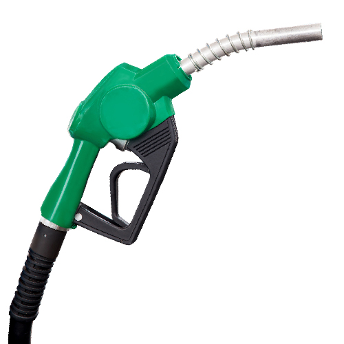 green gas pump